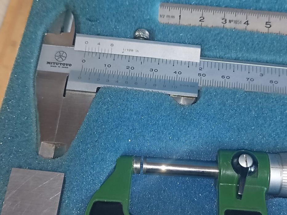 micrometru pav elvețian 0-25 șubler mitutoyo mecanic japan
