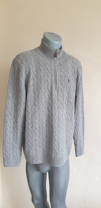 POLO Ralph Lauren Cable Wool / Cashmere Knit  L НОВО ОРИГИНАЛ  Пуловер