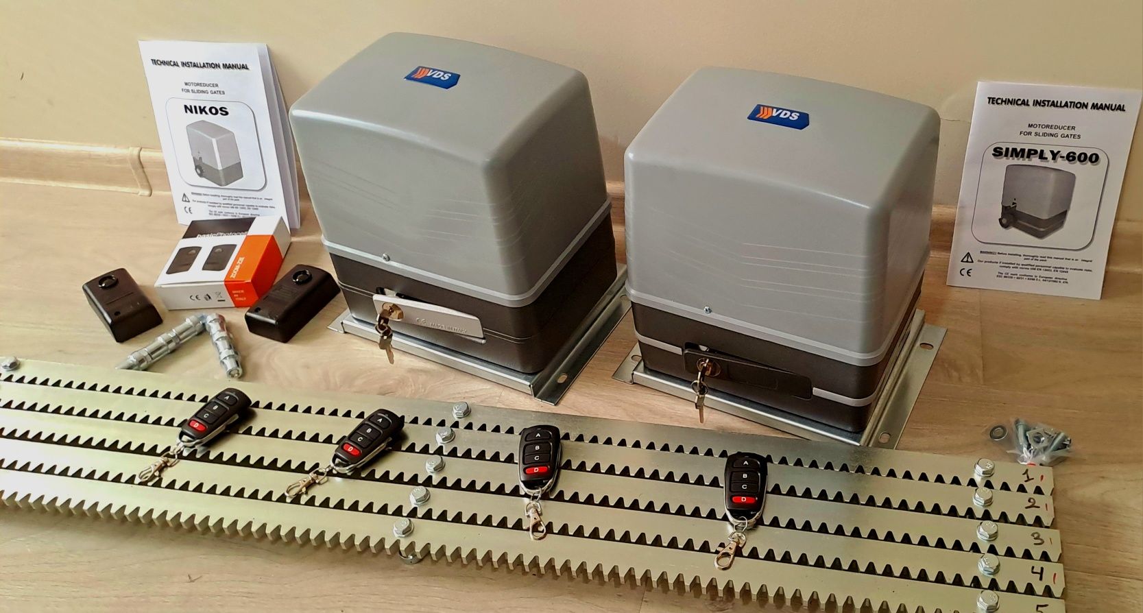 Мотори за плъзгащи врати 600кг / 250w