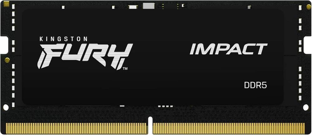 Kingston FURY Impact DDR5 4800MT/s SODIMM — 8GB/16GB для ноутбуков
