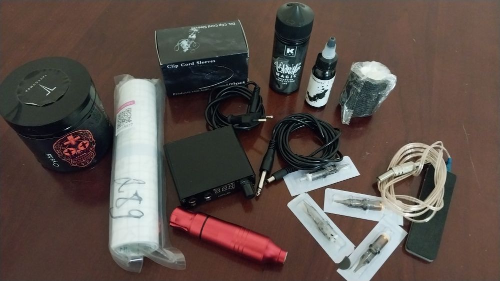 Тату машинка комплект.