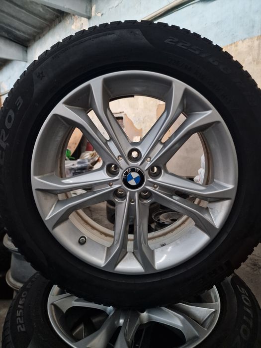 5x112 18 цола джанти BMW X3 G01 X4 G02 със зимни гуми 225/60R18