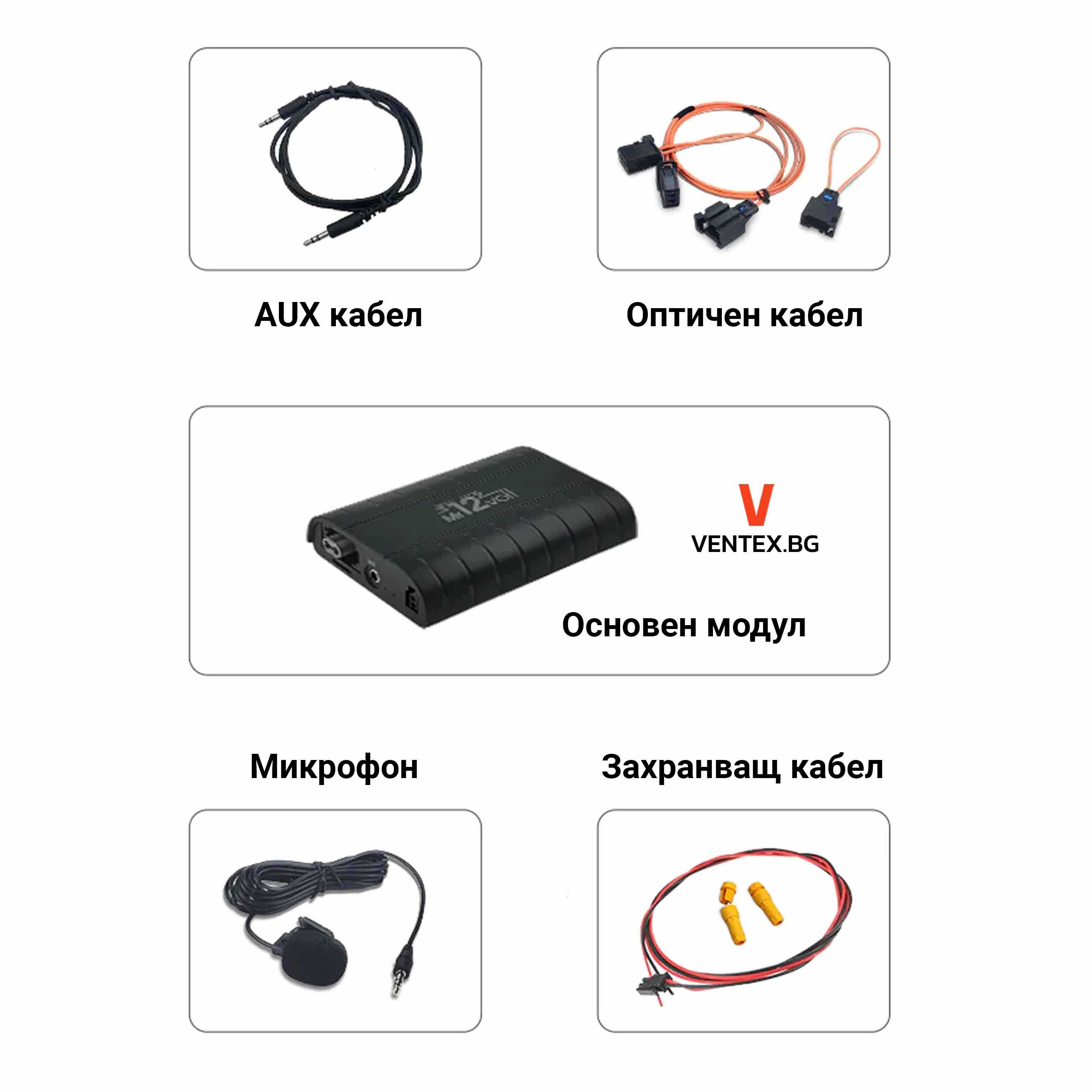 Bluetooth и USB интерфейс за Audi A4, A6, A8, Q7 – MMI 2G | Mr12Volt