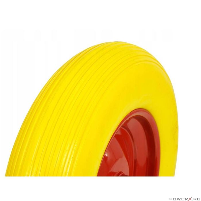 Roata completa pentru roaba, carucior 390 x 91, ax 1 mm, janta 220 mm,