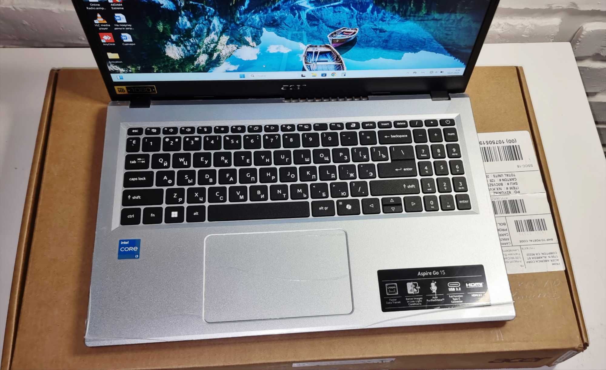 Продаю Ноутбук Acer Aspire Go 15/i3-N305/ 8GB/SSD 128GB/15.6 FHD IPS