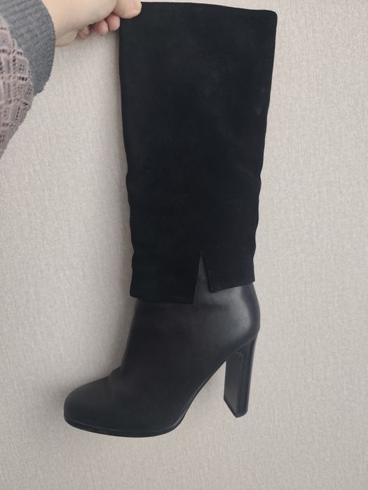 Зимние сапоги женские натуральная кожа