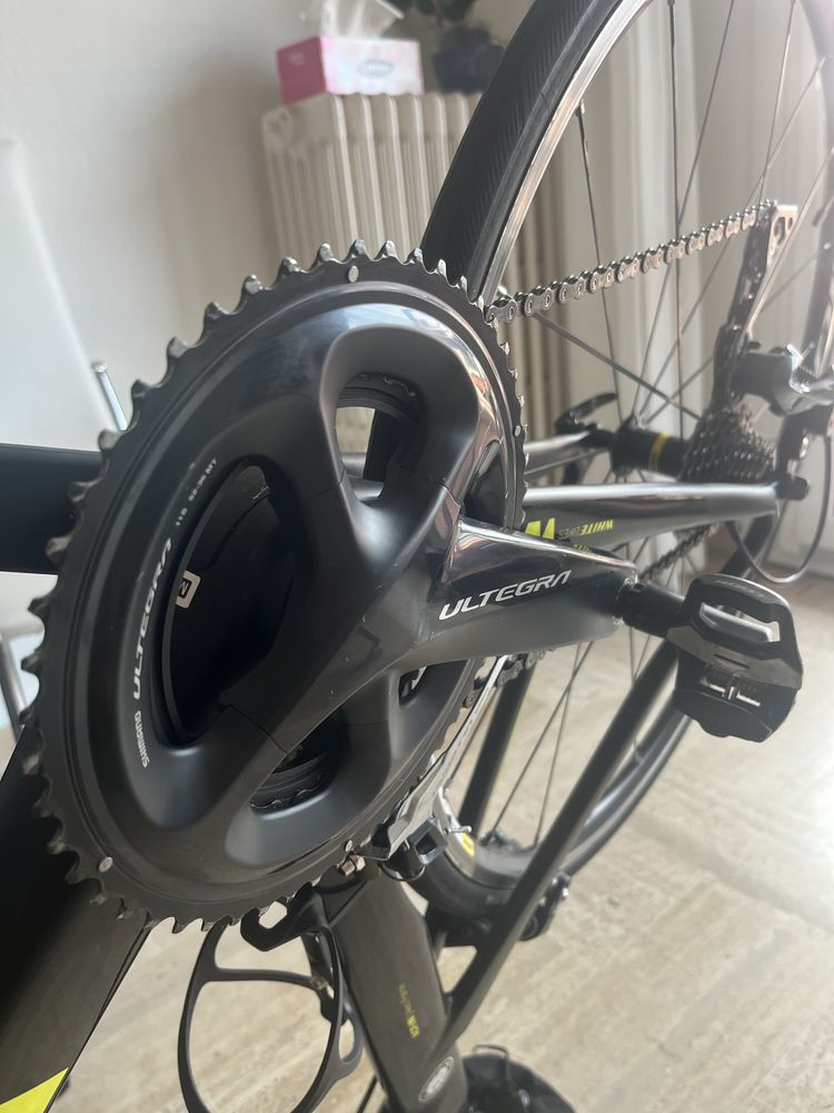 Bicicleta cursiera "White" marimea M - Shimano Ultegra