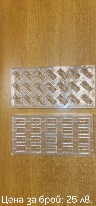 Поликарбонатни форми за бонбони