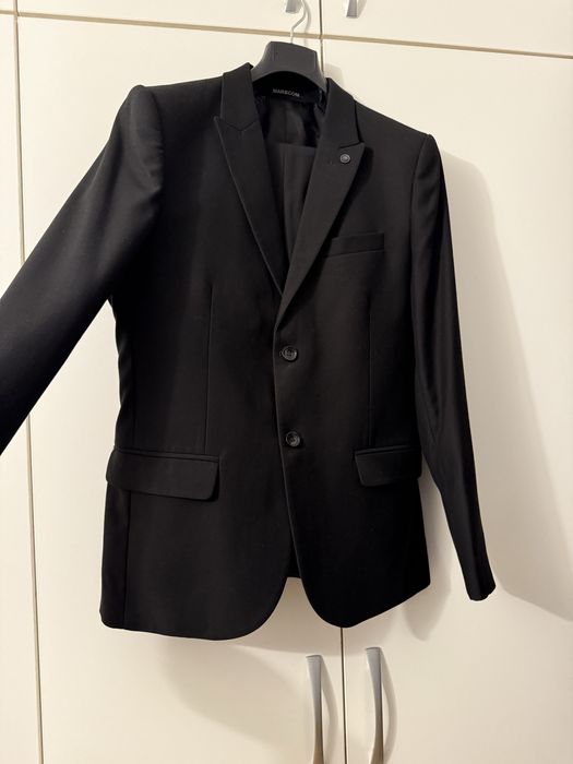 Costum elegant negru Rigatto/Marecom marimes 48