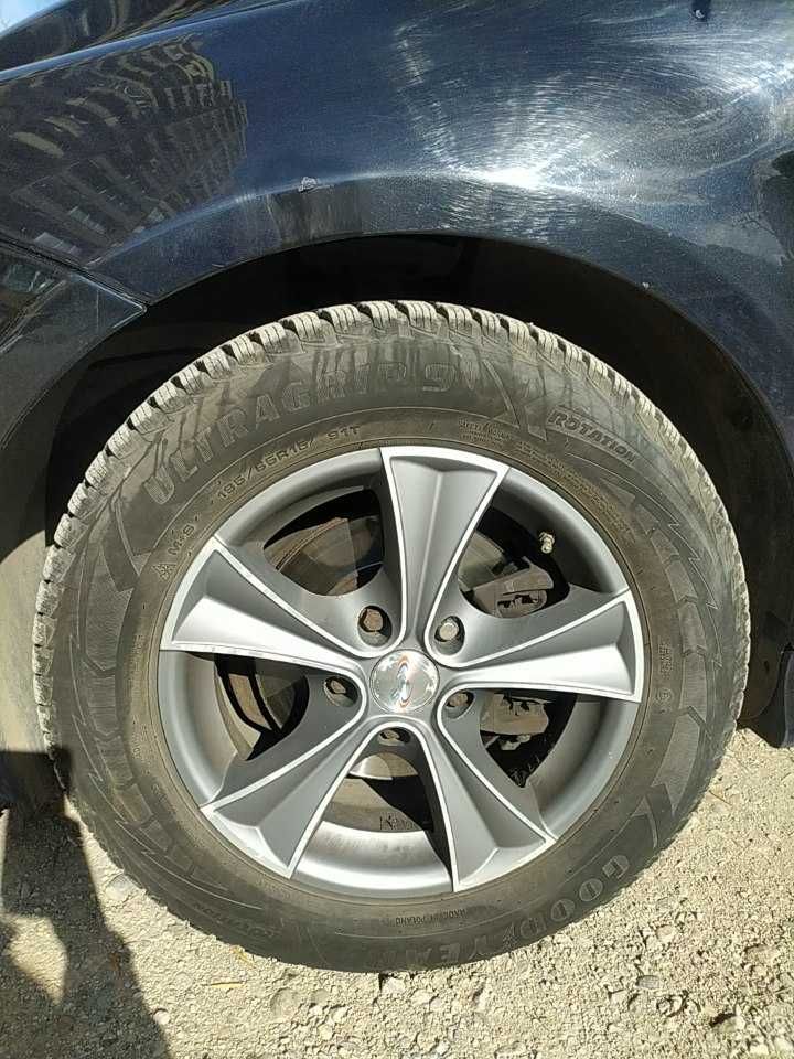 4бр джанти с зимни гуми за Mercedes / Мерцедес 15 цола Goodye