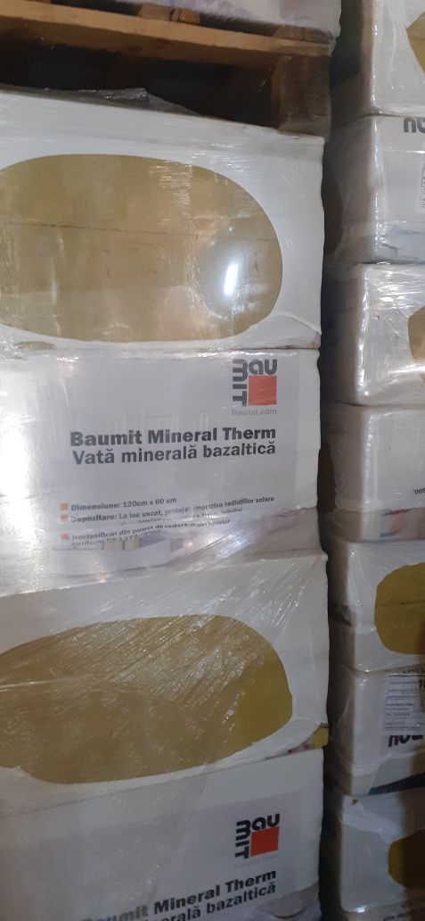 Vata minerala bazaltica fatada BAUMIT grosime 10CM