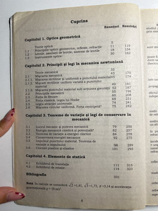 CULEGERE Fizica pt clasa a IX-a si BAC