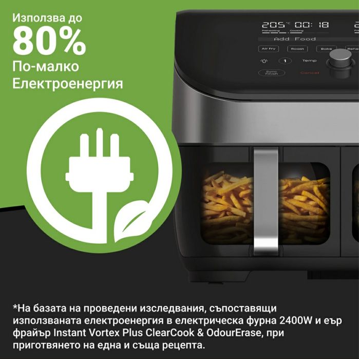 instant Vortex Plus Dual ClearCook Air Fryer