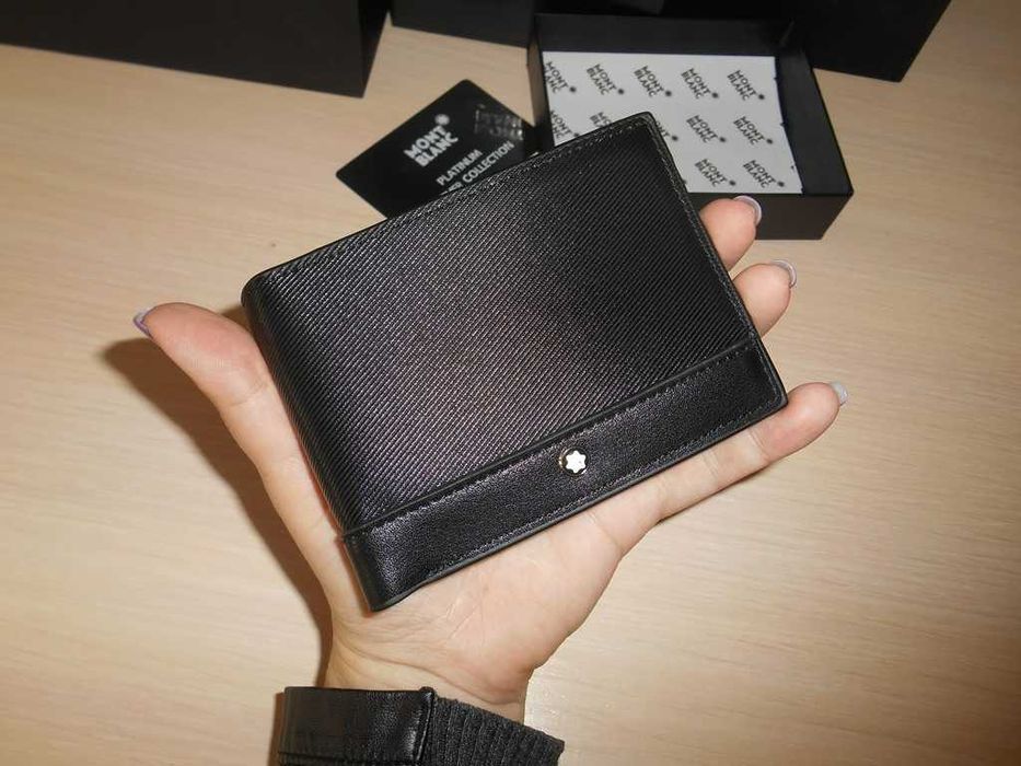 Portofel pentru bărbați Mont Blanc, piele naturală