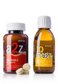 Doterra set vitamine copii A2Z & IQ MEGA