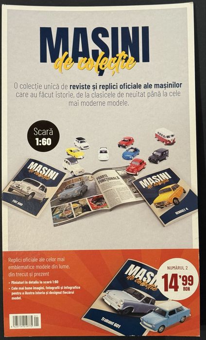 Dacia Colectia Libertatea Masini de colectie, machete, nu hotweels,
