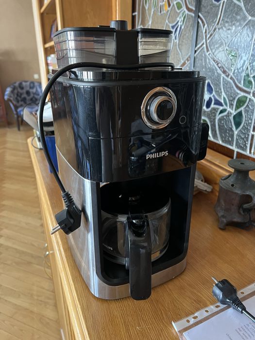 Cafetieră Philips Grind & Brew HD7769/00, 1000 W