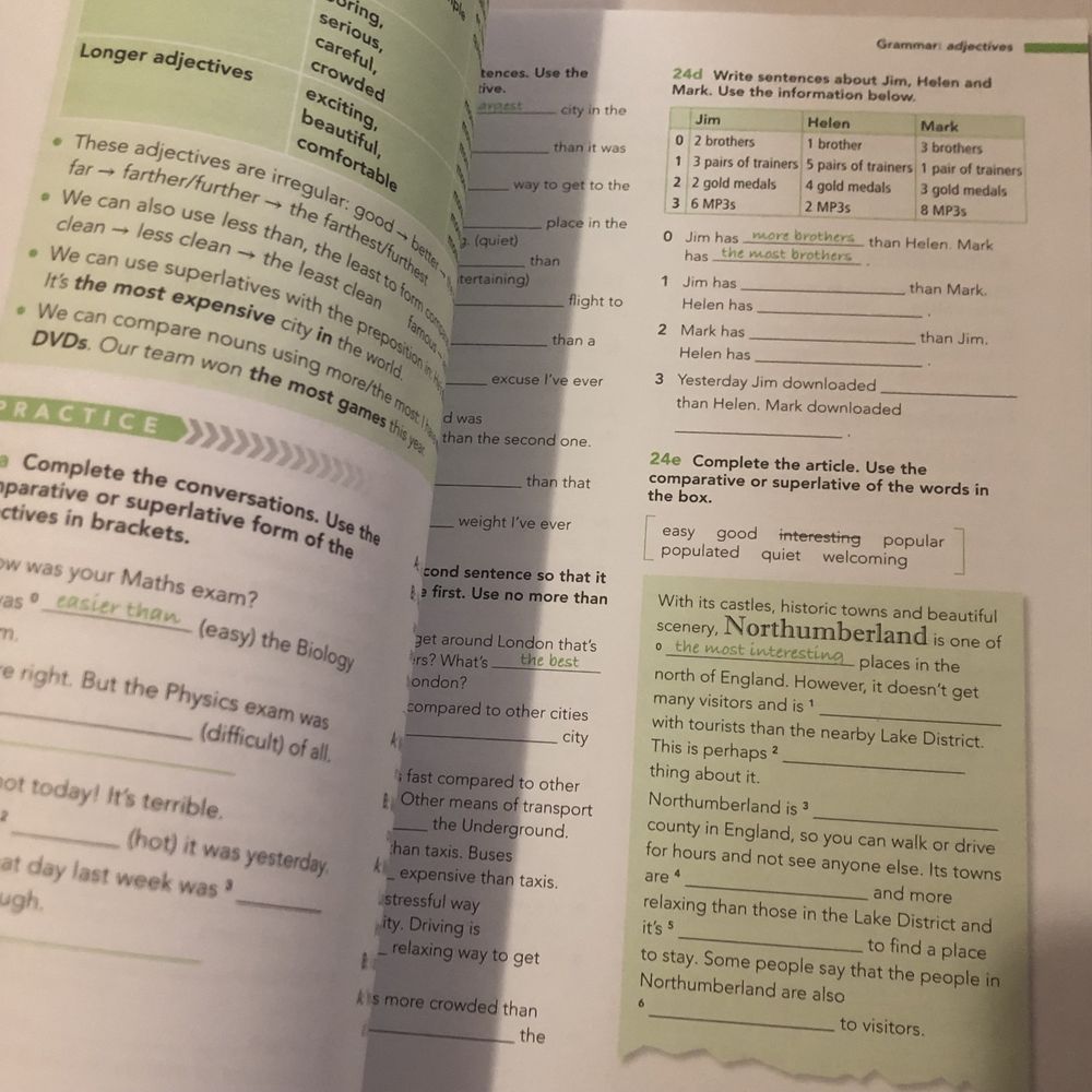 Grammar book Focus A1