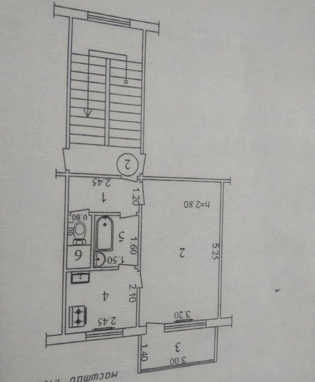 1в2/1/4 Феруза Шукрона.Балкон 1,5*3.  S=33м². Не торец С обстановкой