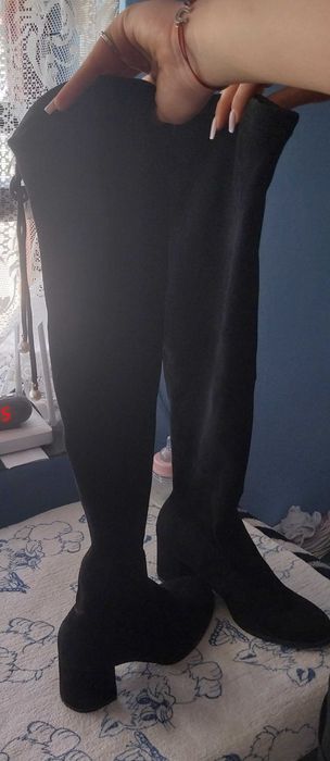 Cizme lungi ,negre
