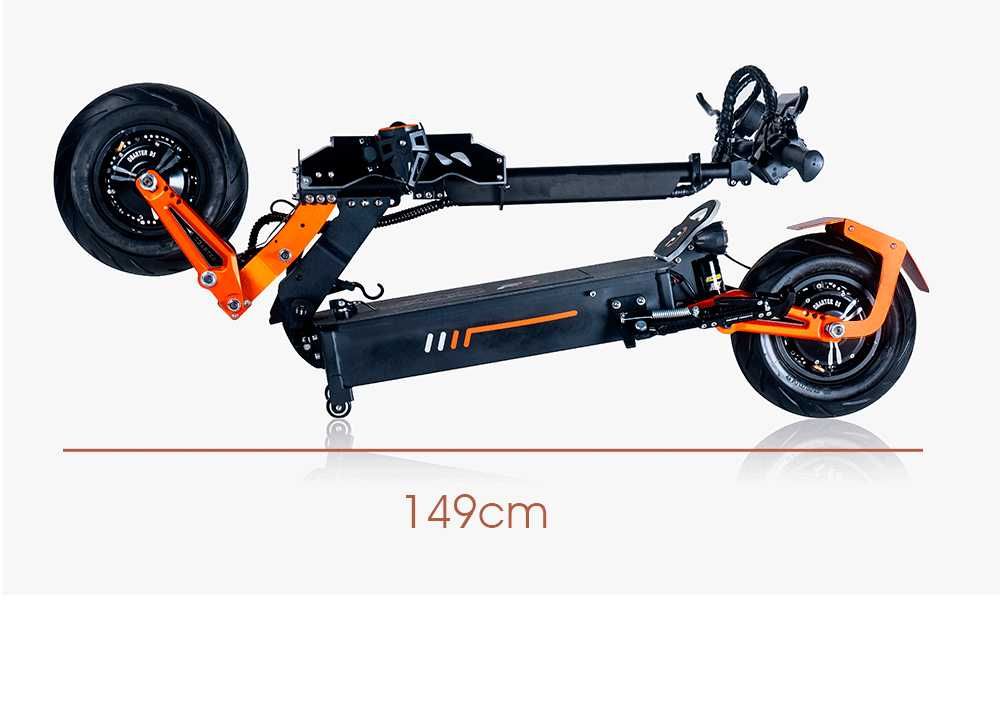 Trotineta electrica dual motor 2 x 2500w  viteza 60-70 km/h