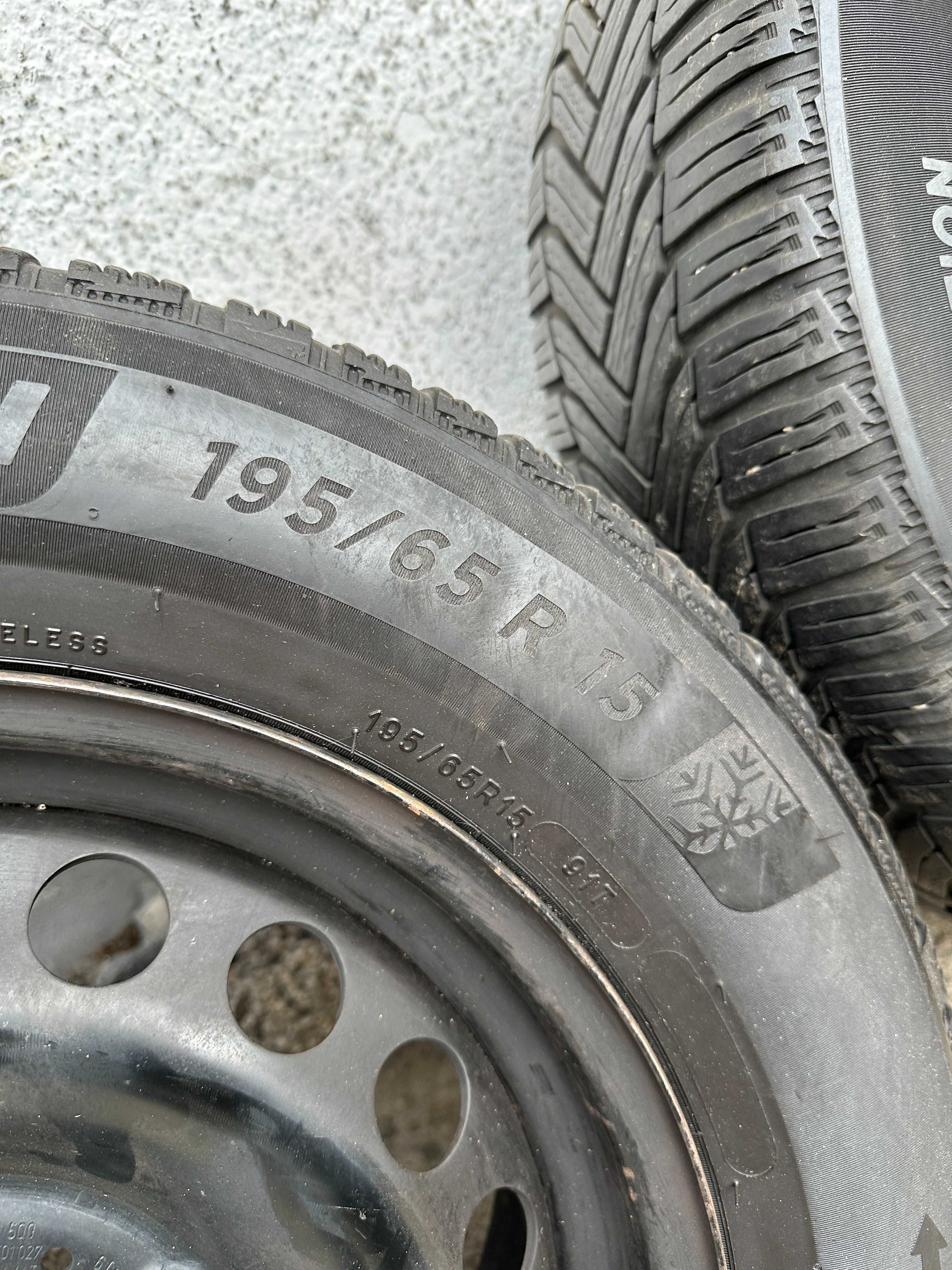 ОЕМ VAG Джанти 15" 5х112 с зимни гуми MIchelin - VW, Audi, Skoda, Seat