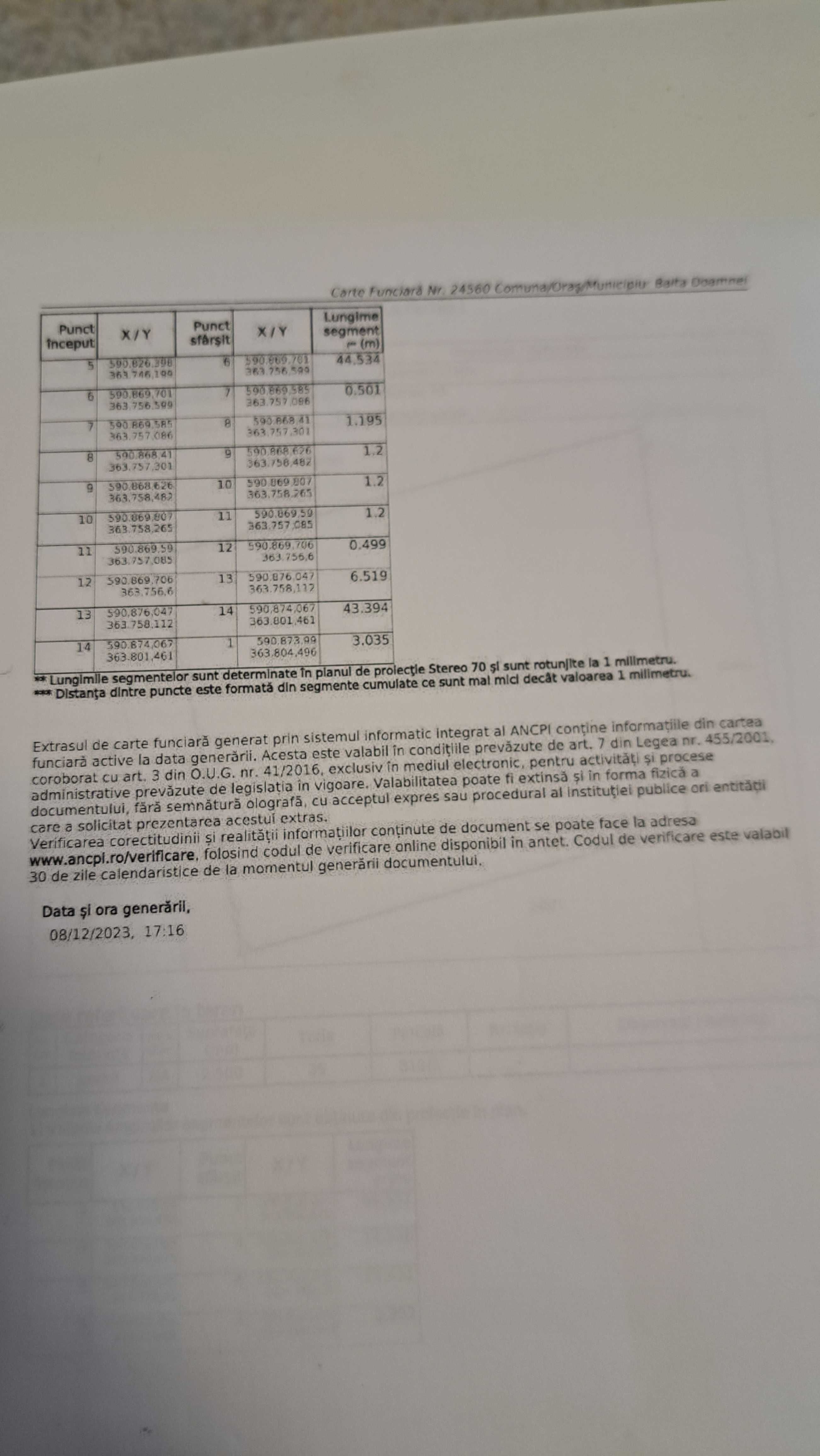Vand teren intravilan  pentru construcții.
Persoană  fizică