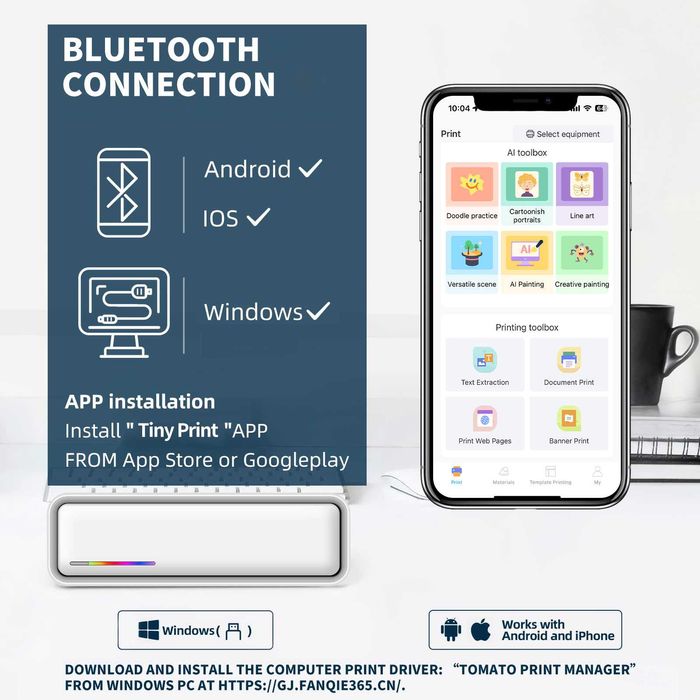 Imprimanta termica portabila A4 VALA X