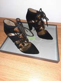 Pantofi piele intoarsa,designer lux Cynthia Vincent,masura 37-37.5