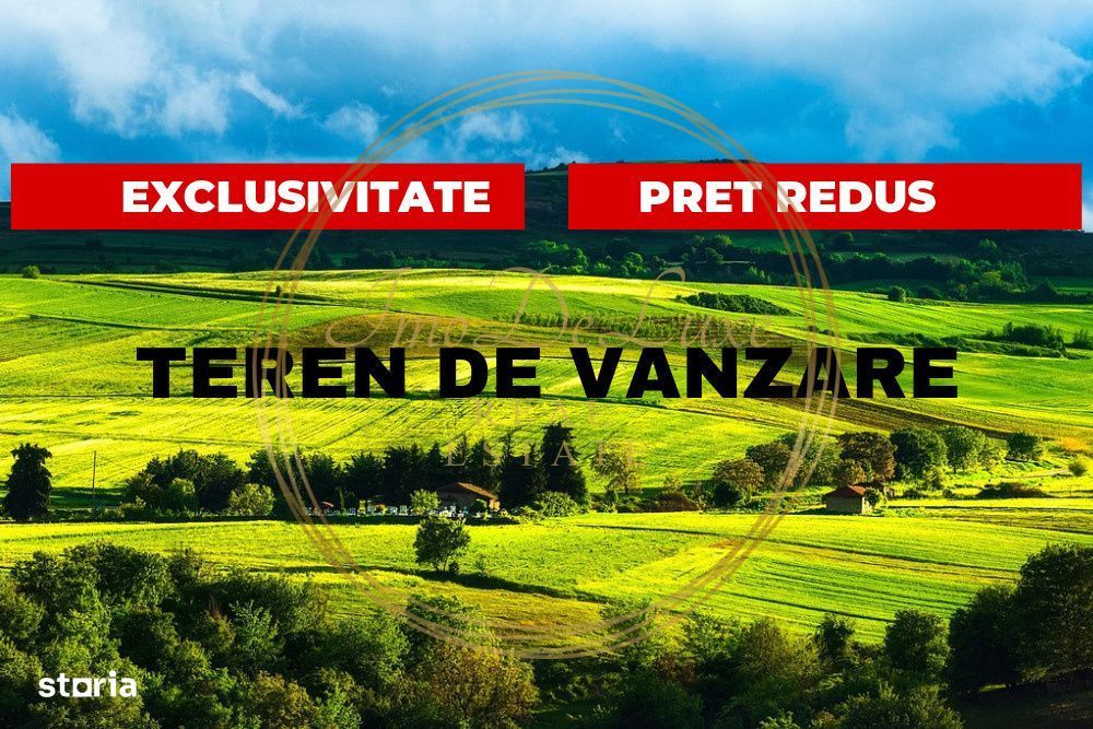 Teren intravilan in Valcele, 1400mp, front 20 ml, zona centrala