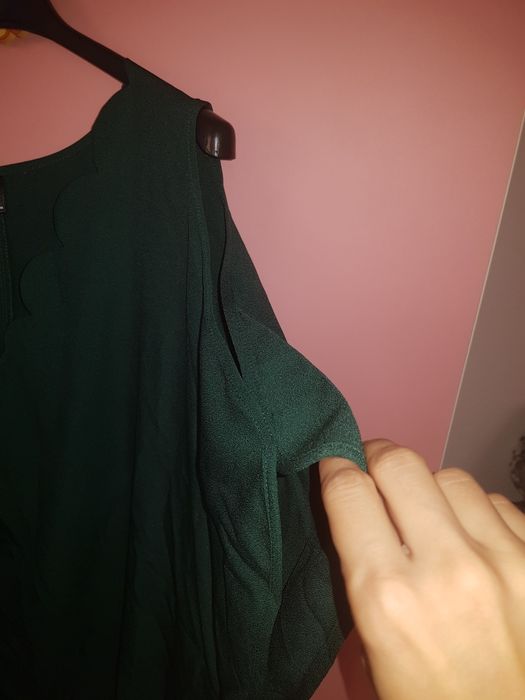 Bluza casual verde