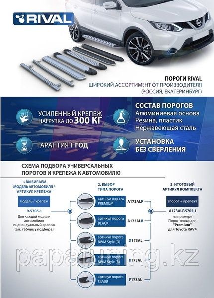 Пороги подножки Hyundai Palisade хайлдандер 2021