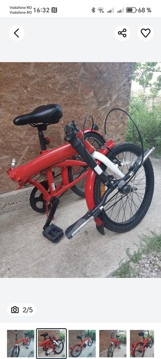 Bitwin bicicleta pliabila