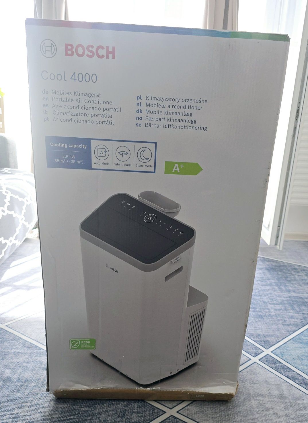 Aer conditionat portabil Bosch cool 5000, clasa A+, 12000 BTU