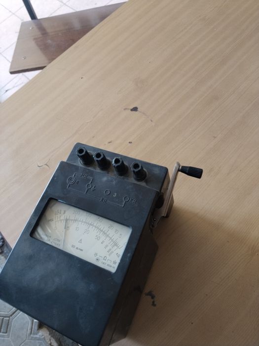 Мегомметром рабочая