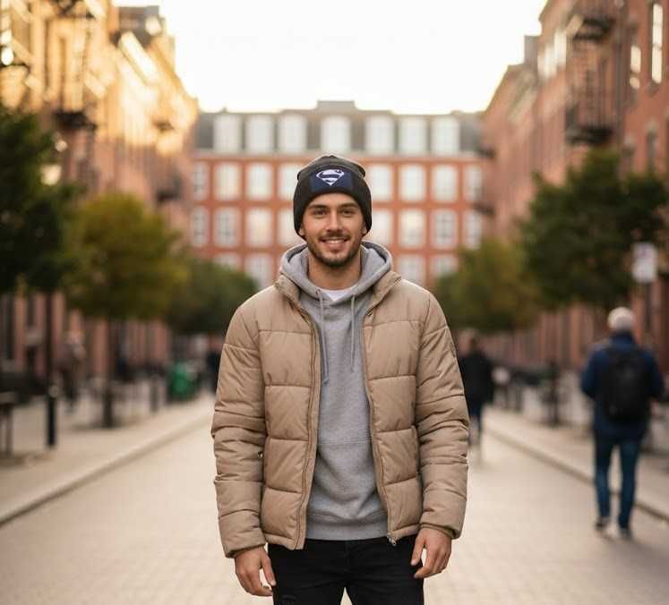 Căciulă cu Design Superman