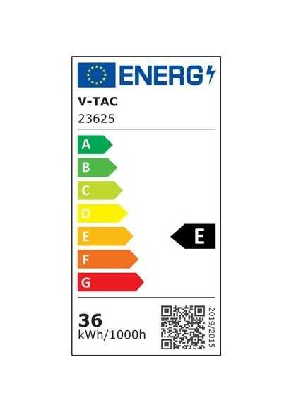 LED 36W 4320lumen Панел 60x60 V-tac - Samsung диоди 5г гаранция растер