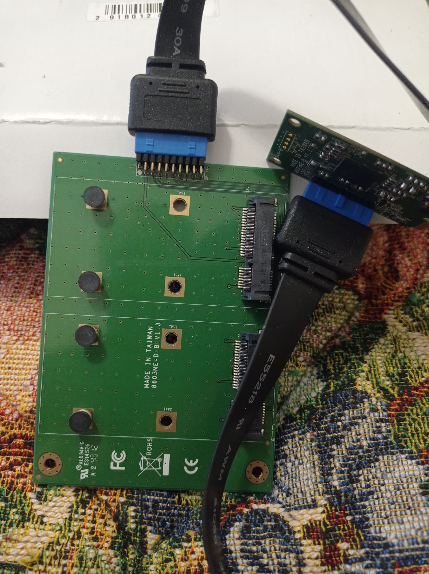 Адаптер mini pci-E to dual mini pci-E