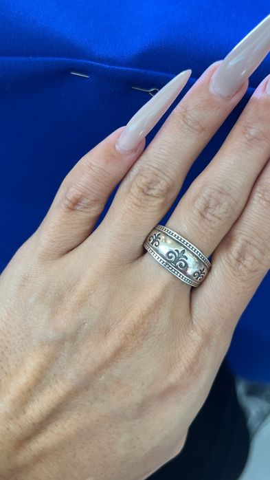 Серебро кольцо 19,2 размер