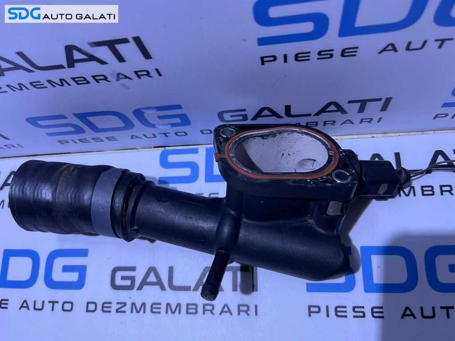 Corp Carcasa Suport Termostat cu Senzor Apa Audi A6 C6 2.0 TDI CAHA CAGB 2008 - 2011 Cod 03L121132A  [S0213]