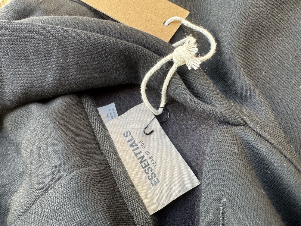 Fear Of God "Essentials" Black Hoodie