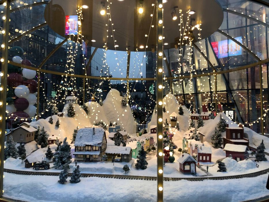 Mini City мини Город для новогодный декора