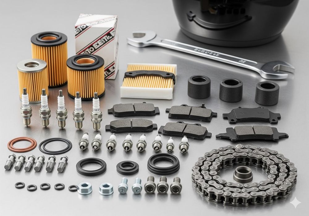 Запчасти для скутеров и мотоциклов