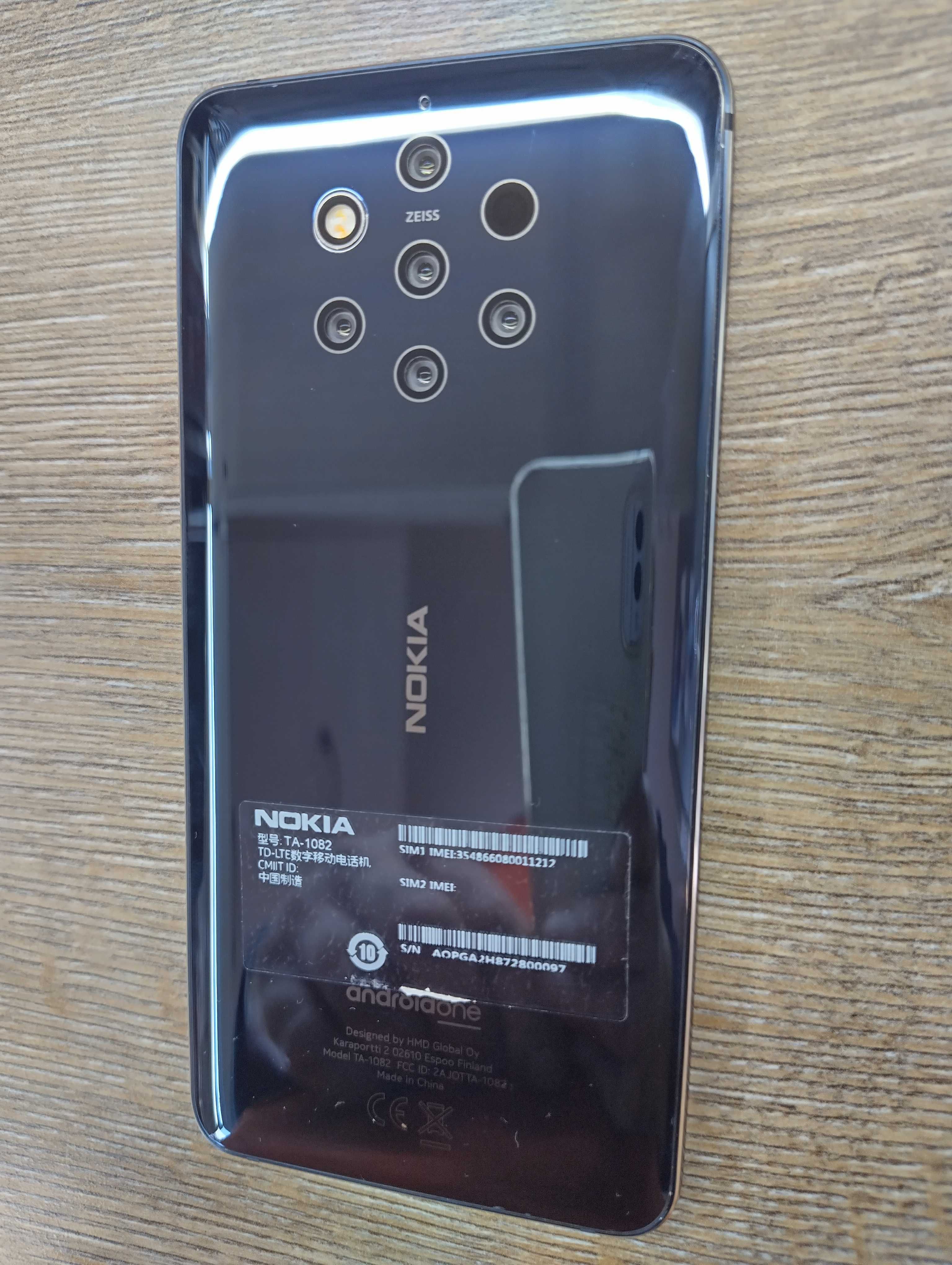 Nokia 9 PureView 5.99 инча 128GB НОВ 6RAM, Оригинален 128GB с 5 камери