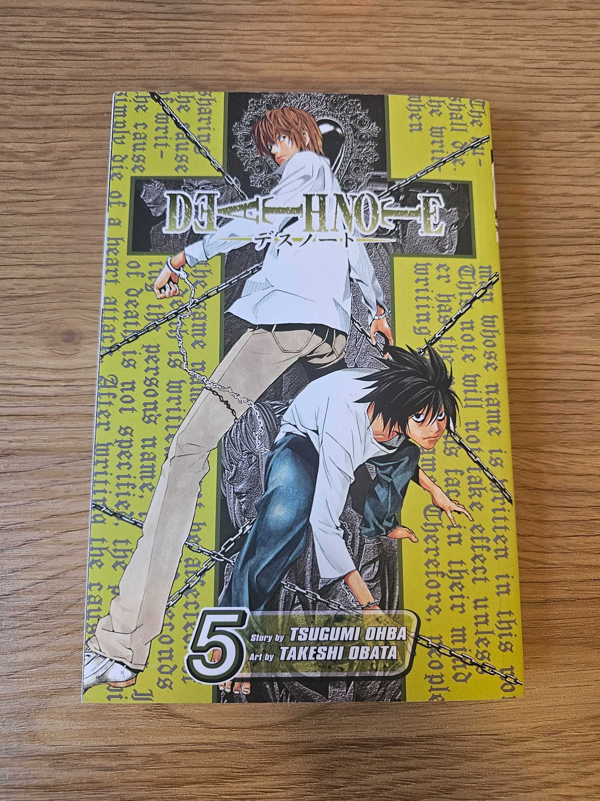 Manga Death note vol. 1-5 noi