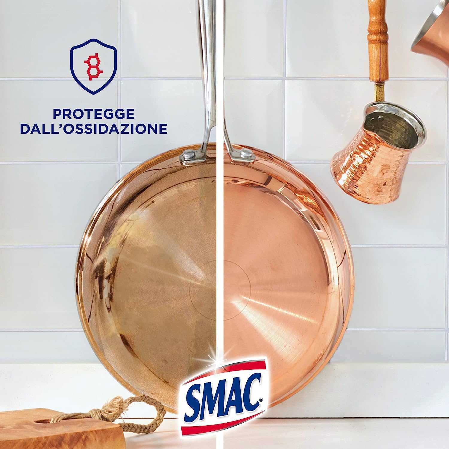 Препарат за медни предмети и повърхности Smac 12броя 250мл