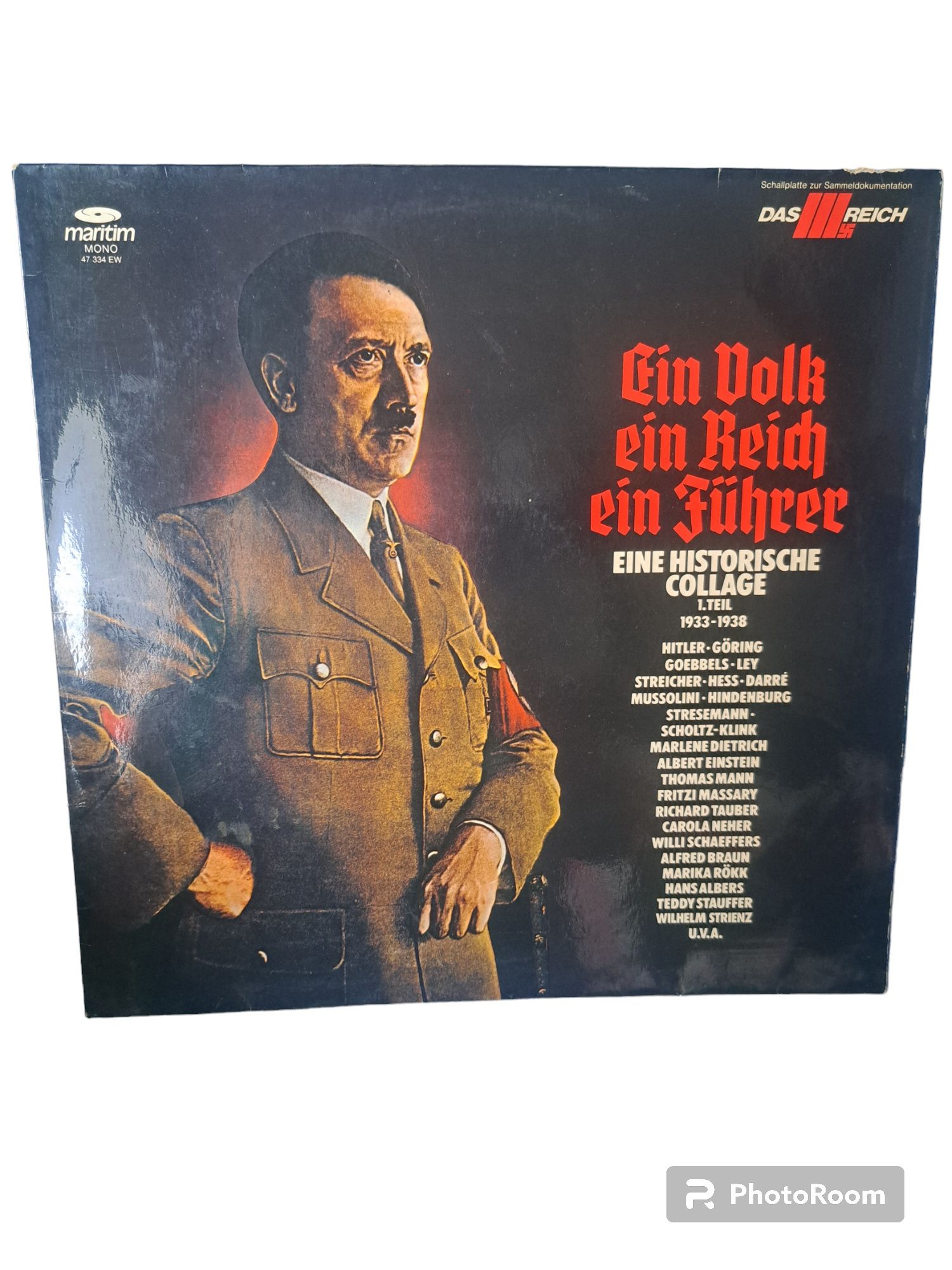 Две исторически грамофонни плочи, речи на Хитлер