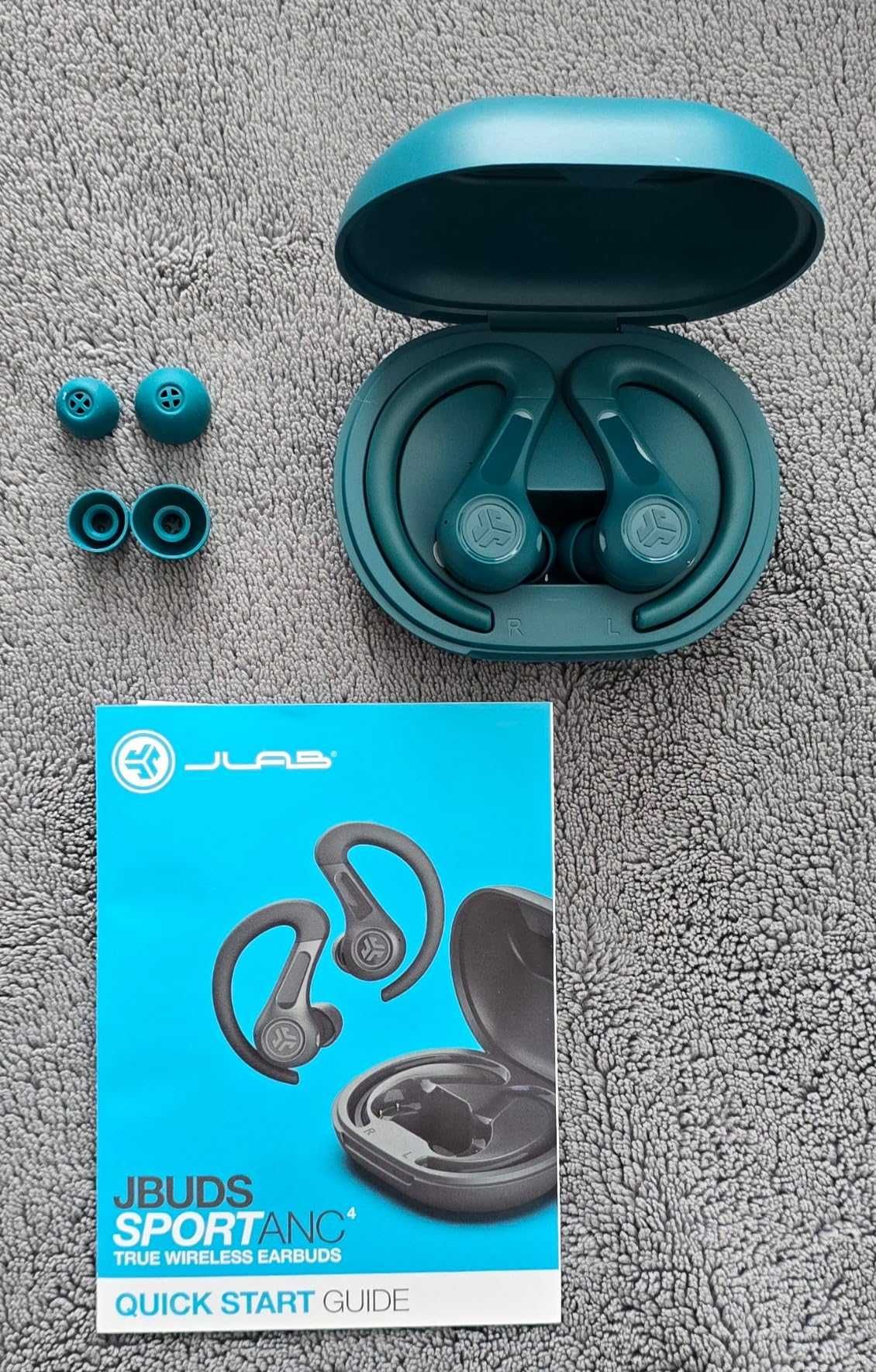 Слушалки JLab JBuds Sport ANC 4 с активно шумопотискане, 60 часа, IP66