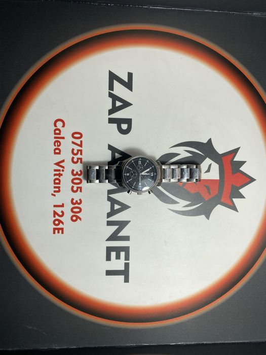 ZAP AMANET VITAN - Ceas Fossil Silver Black