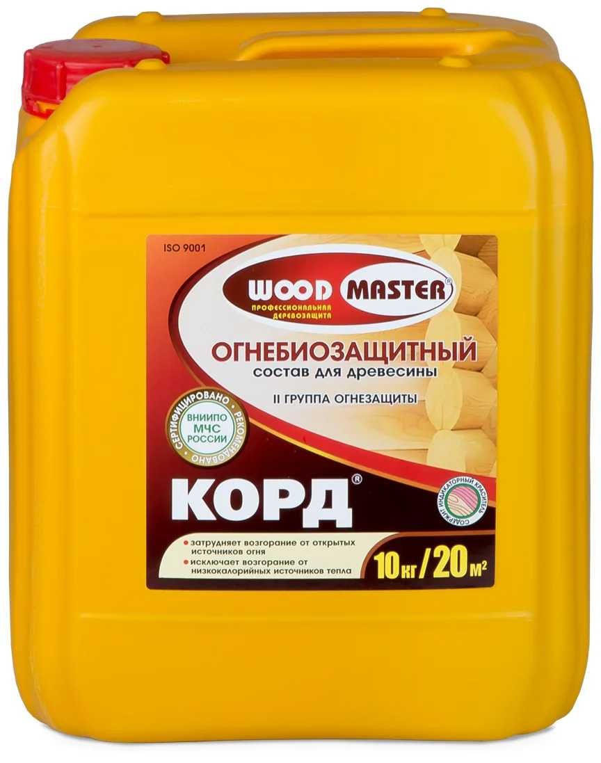 WOODMASTER - Корд (огнебиозащитный состав) кан 5 кг